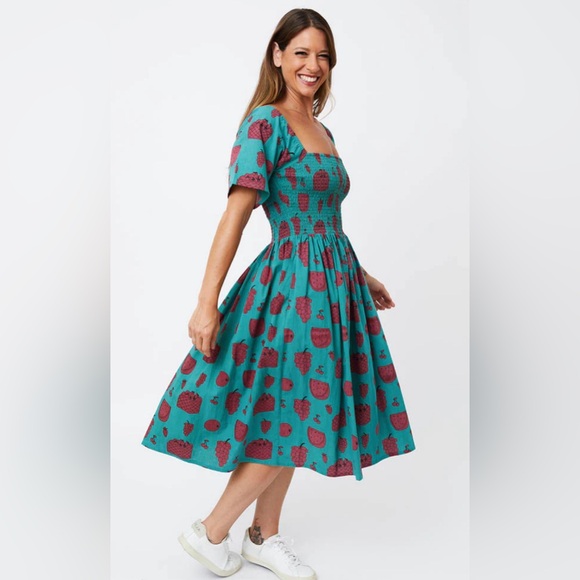 ✨ Mata Traders Teddy Fruity Dress Sz L - Picture 2 of 11